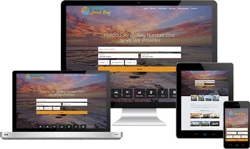 Holiday Jervis Bay displayed beautifully on multiple devices